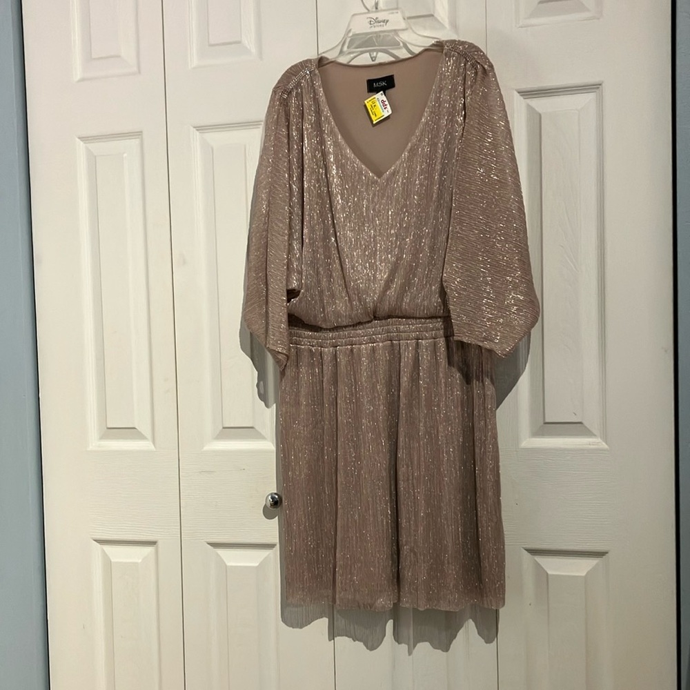 Vince Shimmering Gold Dress